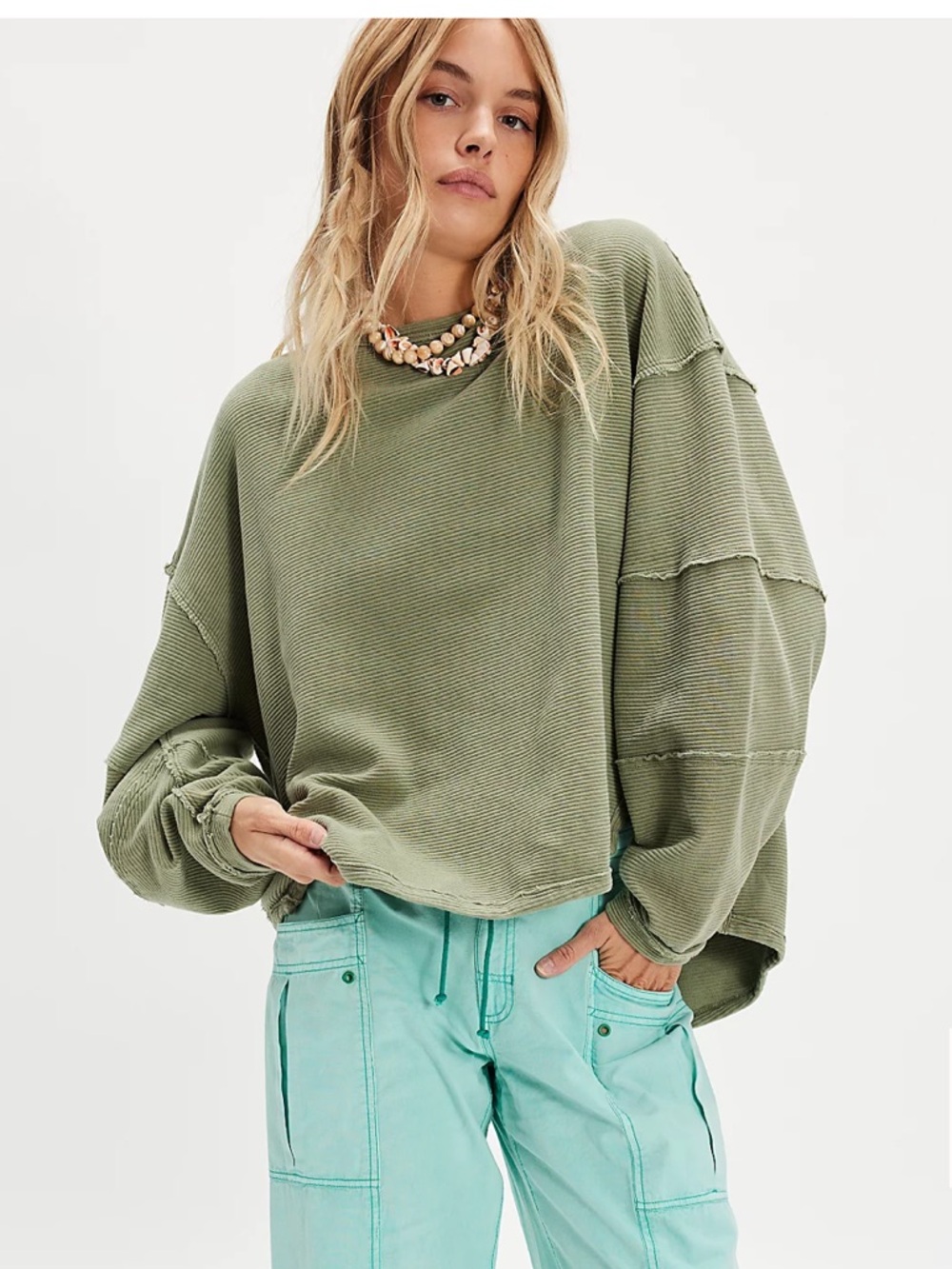 We the Free By Free People Total Eclipse Long Sleeve Top